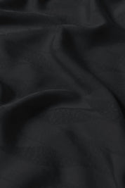 Geometric Pattern Modal Scarf - Black