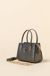 Gold Detaylı Satchel Çanta - Antrasit