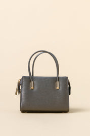 Gold Detaylı Satchel Çanta - Antrasit