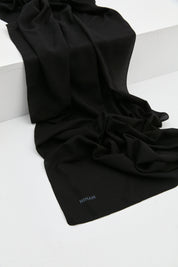 Graphic Pattern Scarf - Black
