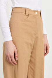 Havuç Kanvas Denim Pantolon - Camel