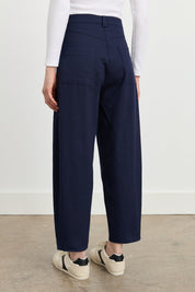 Havuç Kanvas Denim Pantolon - Lacivert
