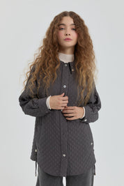 Thin Quilted Jacket - Anthracite