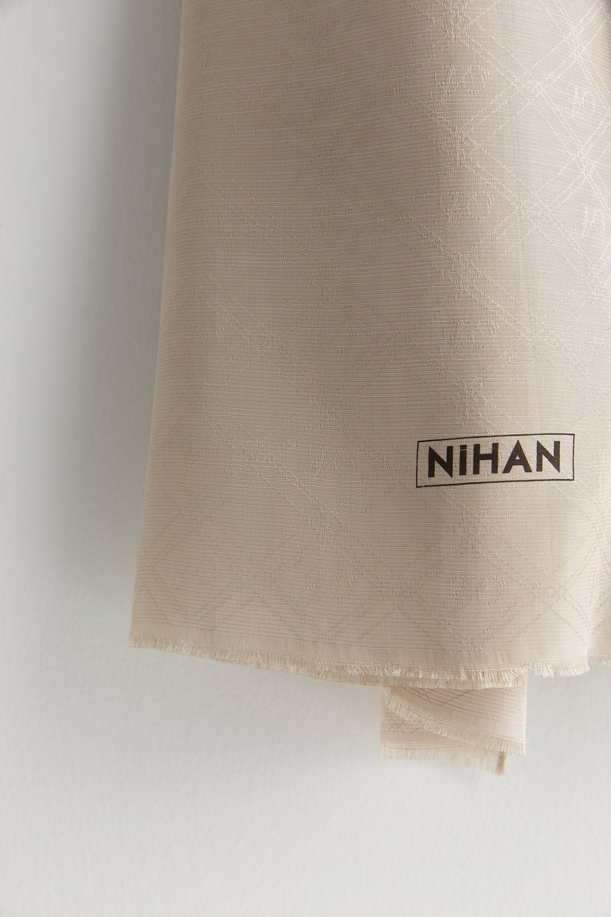 Silk Cotton Scarf - Mink