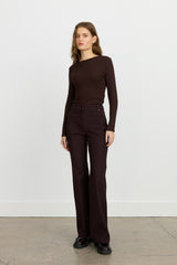 Spanish Style Cotton Trousers - Brown