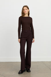 Spanish Style Cotton Trousers - Brown