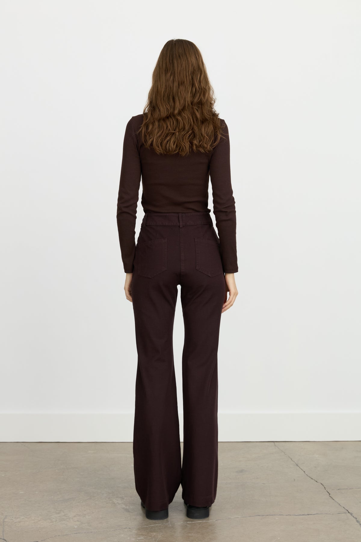 Spanish Style Cotton Trousers - Brown