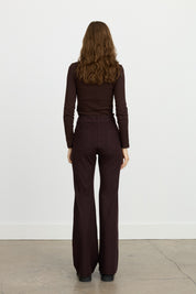 Spanish Style Cotton Trousers - Brown