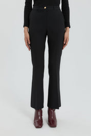 Spanish-style flared trousers - Black