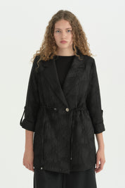Jakar Blazer Ceket - Siyah