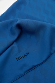 Jakar Desenli Eşarp - İndigo