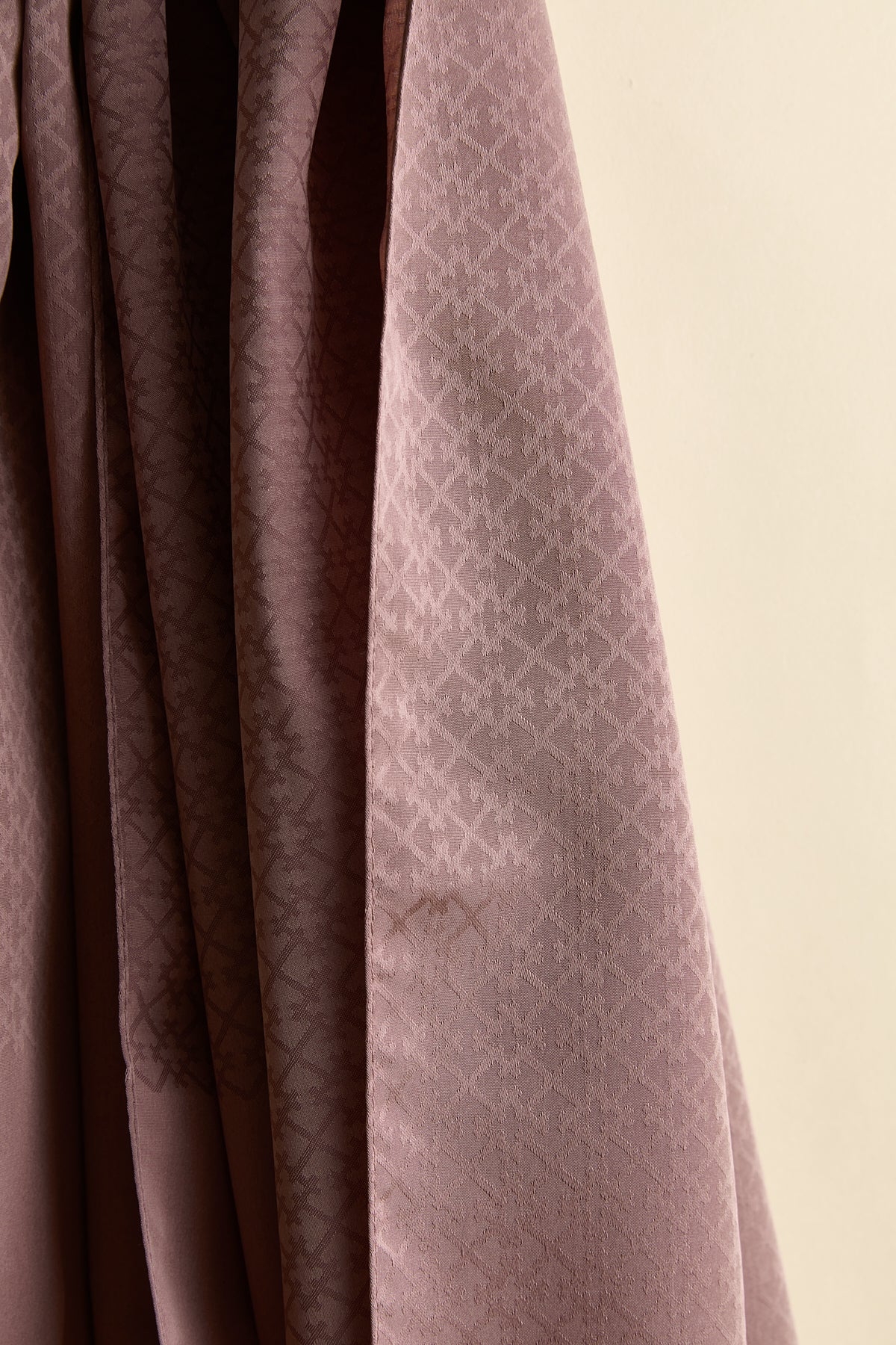 Jacquard Patterned Shawl - Dark Brown