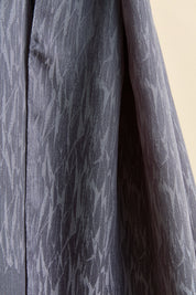 Jacquard Patterned Shawl - Anthracite