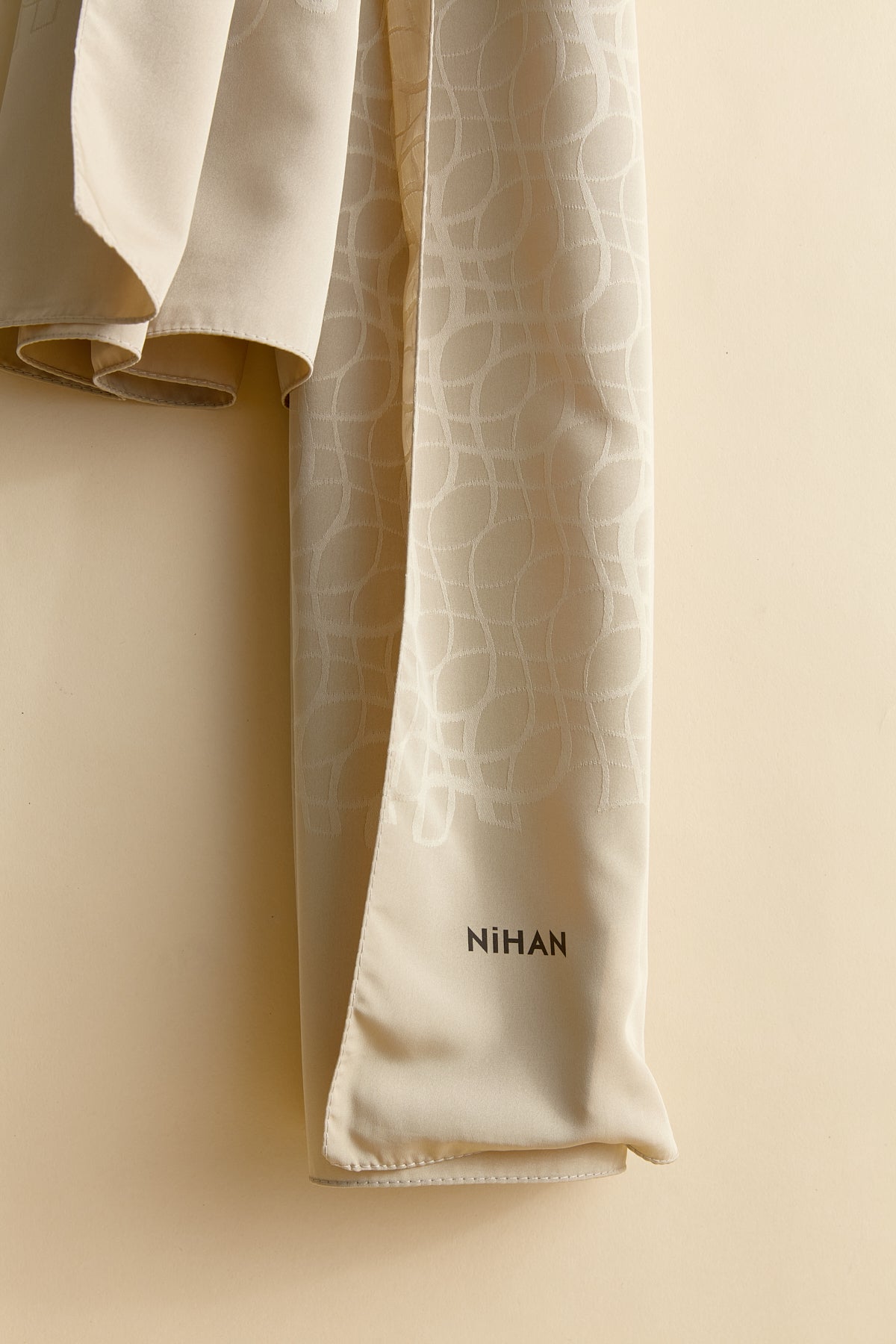 Jacquard Patterned Shawl - Acid