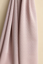 Jacquard Patterned Scarf - Coffee
