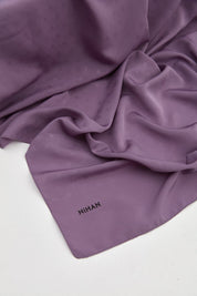 Jacquard Patterned Shawl - Lilac