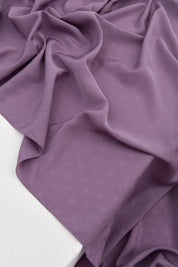 Jacquard Patterned Shawl - Lilac