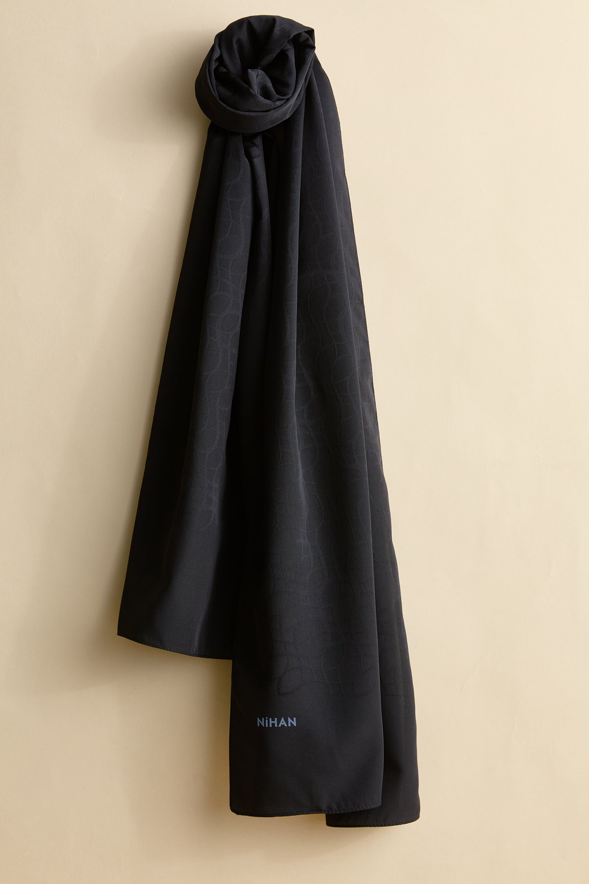 Jakar Desenli Şal - Siyah