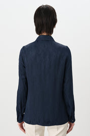 Jacquard Shirt - Navy
