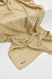 Jacquard Cotton Lyocell Scarf - Acid