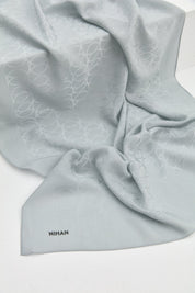 Jacquard Cotton Lyocell Scarf - Mint