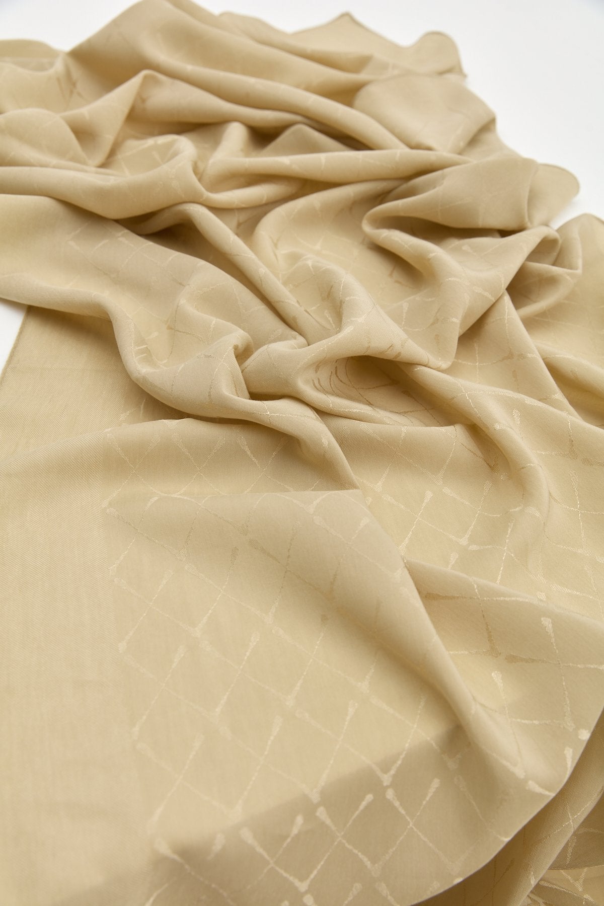 Jacquard Cotton Lyocell Scarf - Acid