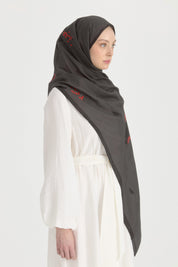 Japan Cotton Lyocell Shawl - Smoky Grey