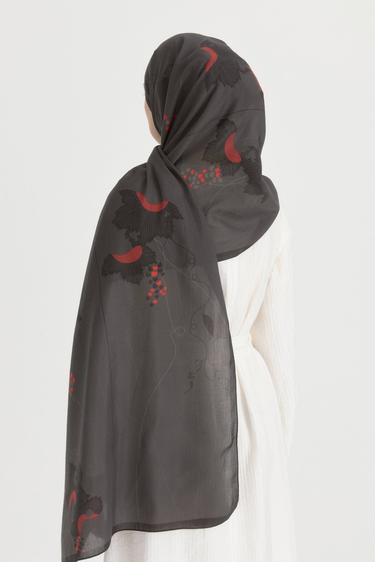 Japan Cotton Lyocell Shawl - Smoky Grey