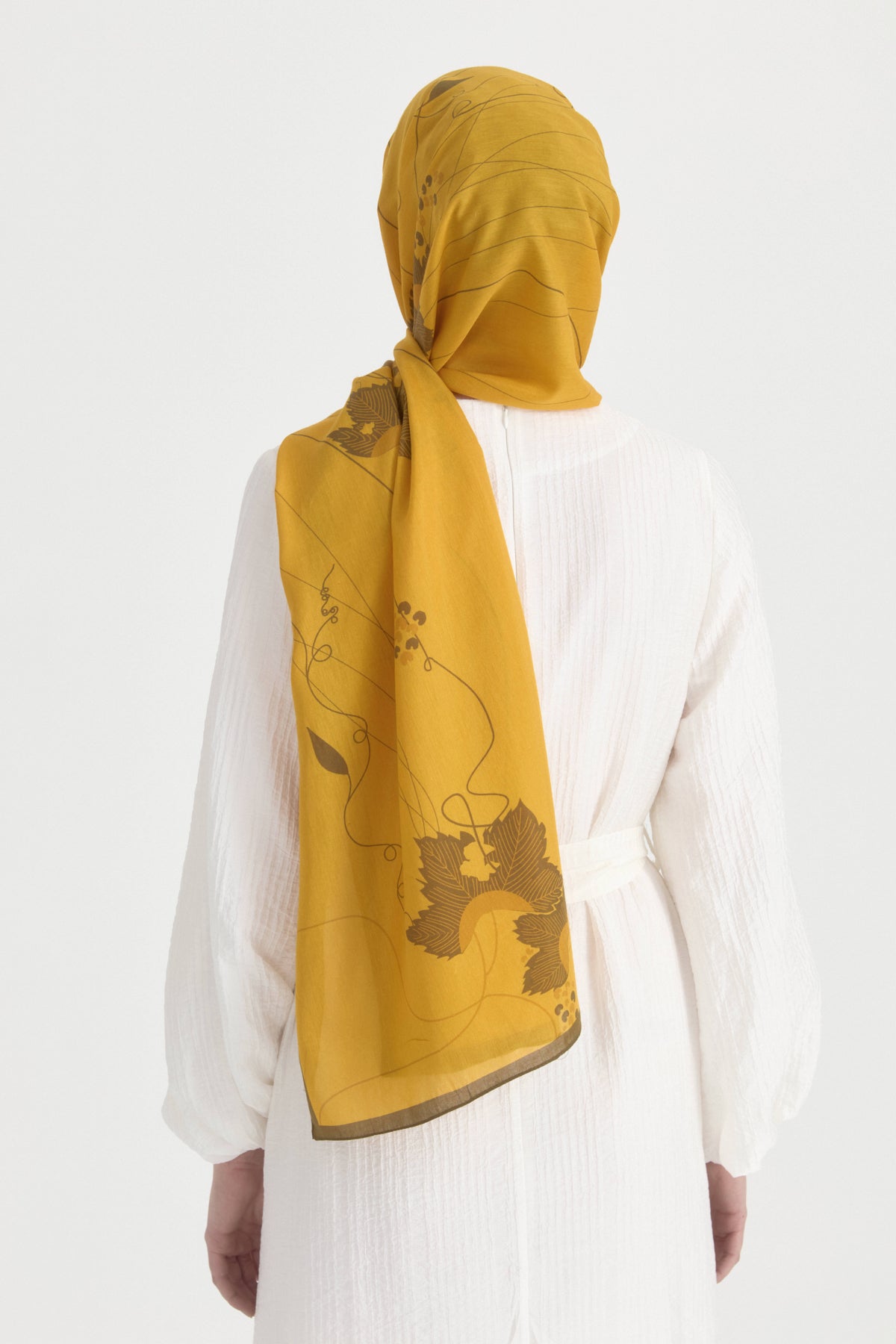 Japan Cotton Lyocell Shawl - Yellow