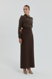 Pencil Skirt - Coffee