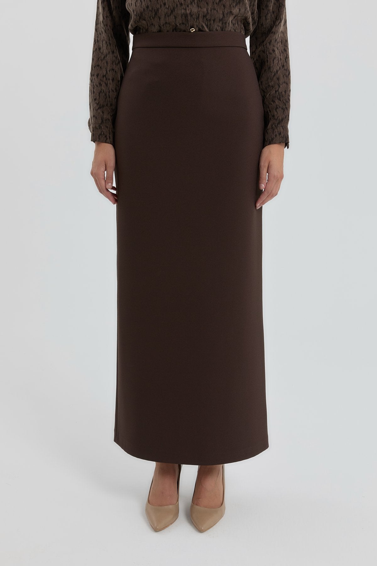 Pencil Skirt - Coffee