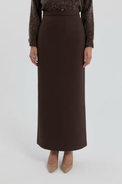 Pencil Skirt - Coffee
