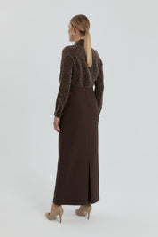 Pencil Skirt - Coffee
