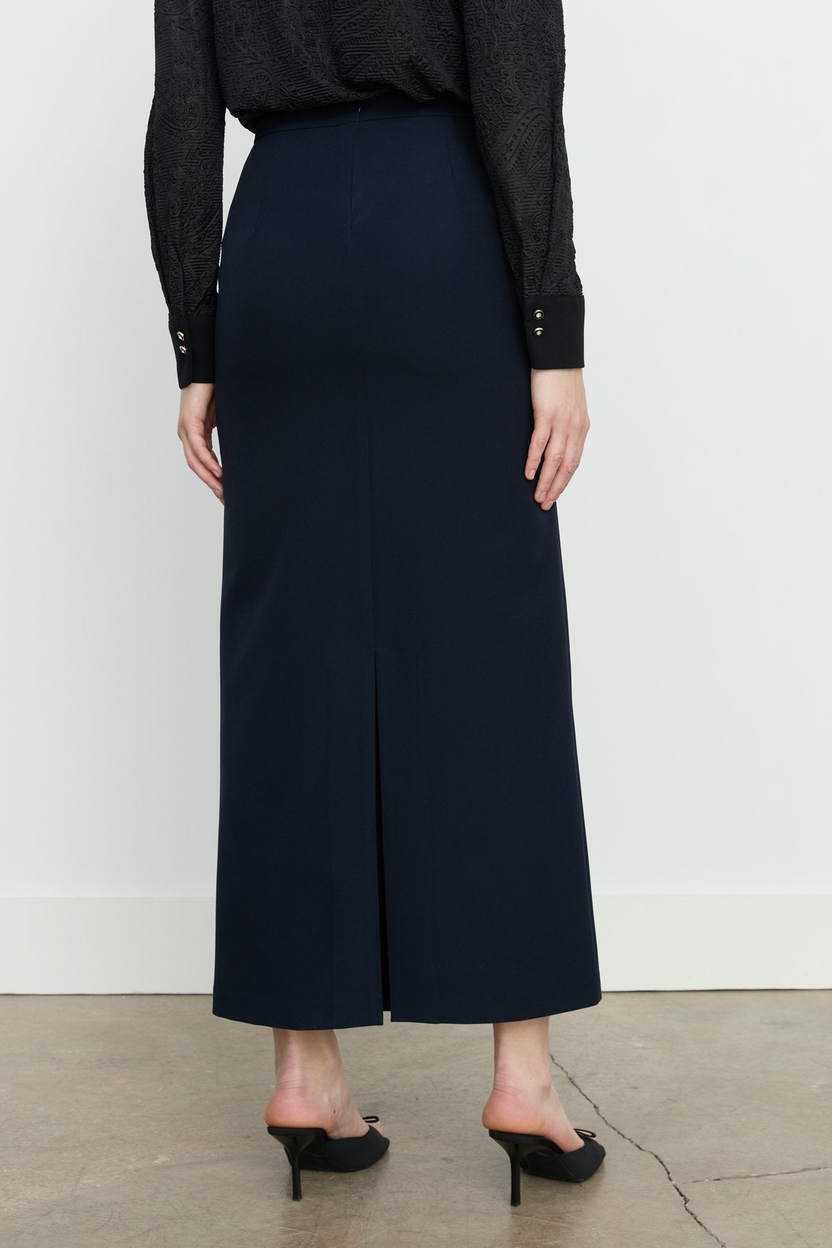 Pencil Skirt - Navy Blue
