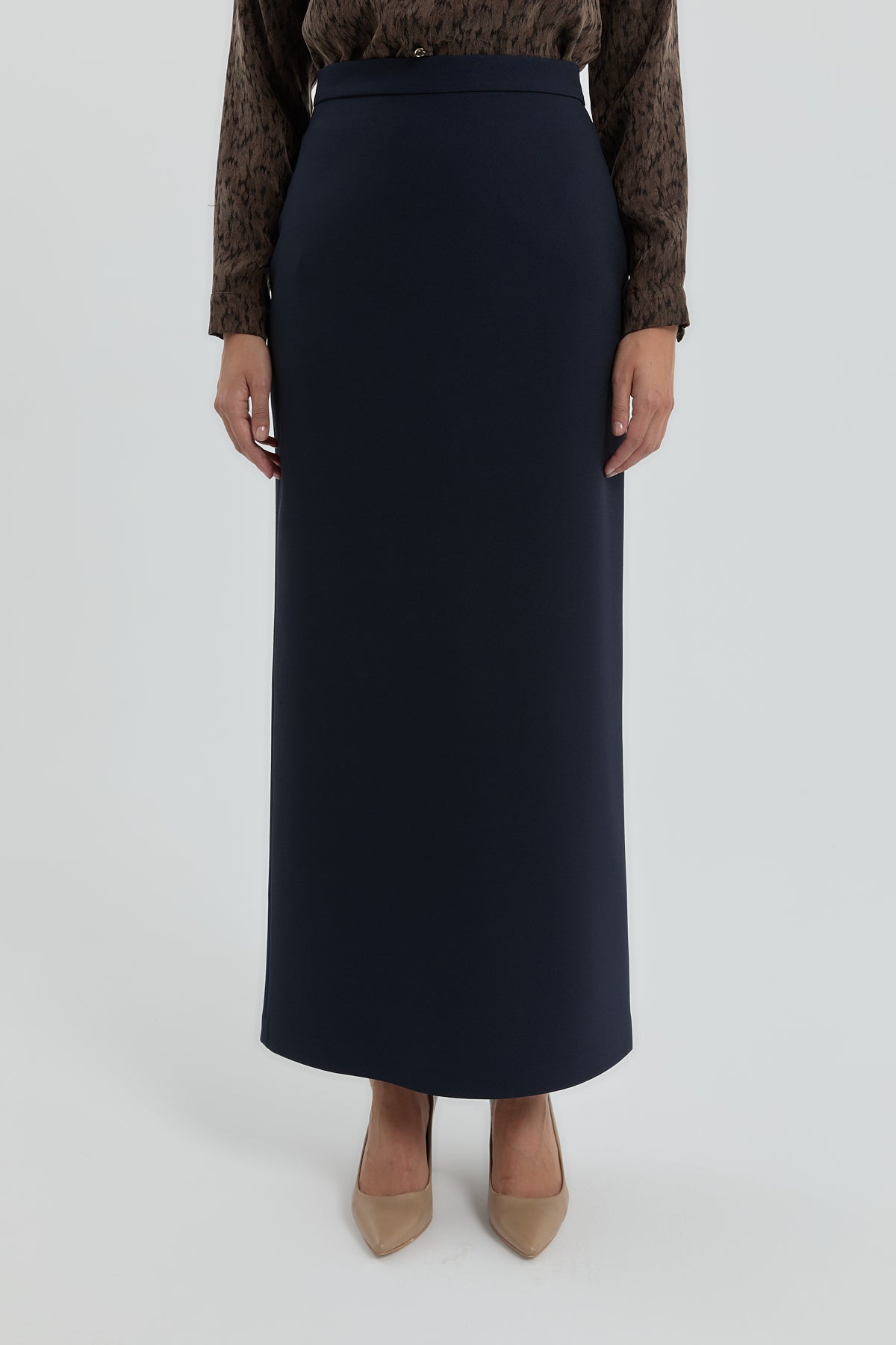 Pencil Skirt - Navy Blue