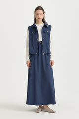 Canvas Skirt Cotton Set - Indigo