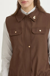 Canvas Skirted Cotton Set - Coffee