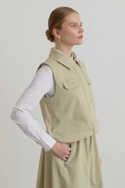 Canvas Skirt Cotton Set - Thyme