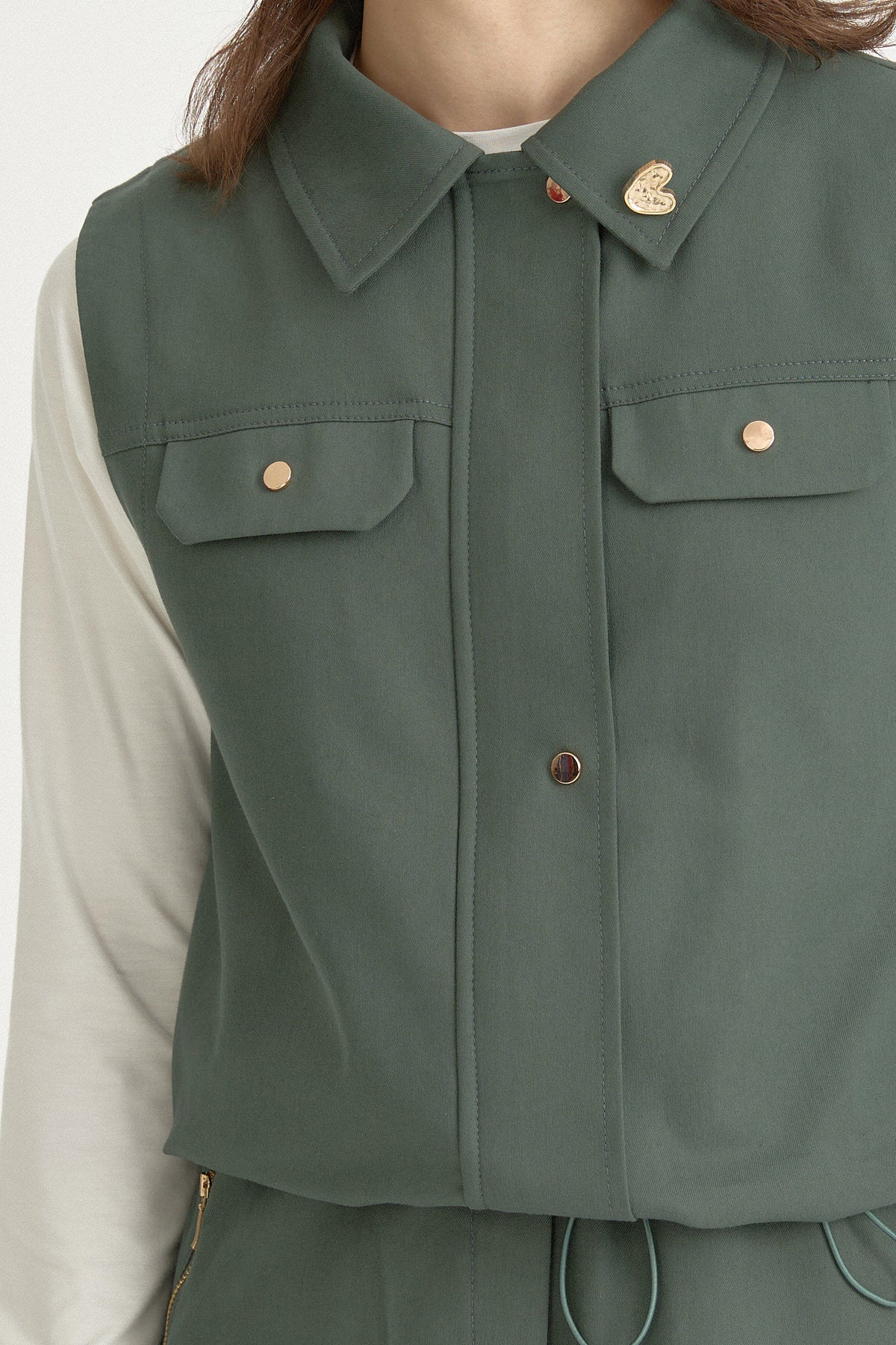 Canvas Skirted Cotton Set - Emerald