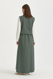 Canvas Skirted Cotton Set - Emerald