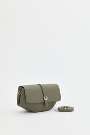 Crossbody Bag with Flap - Khaki