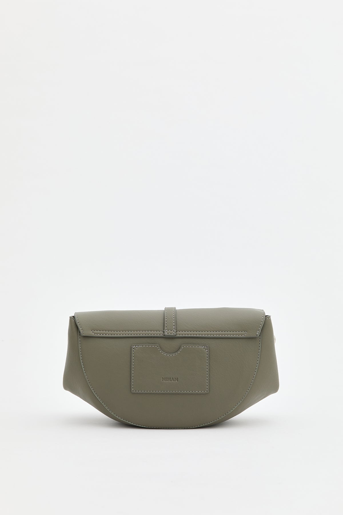 Crossbody Bag with Flap - Khaki