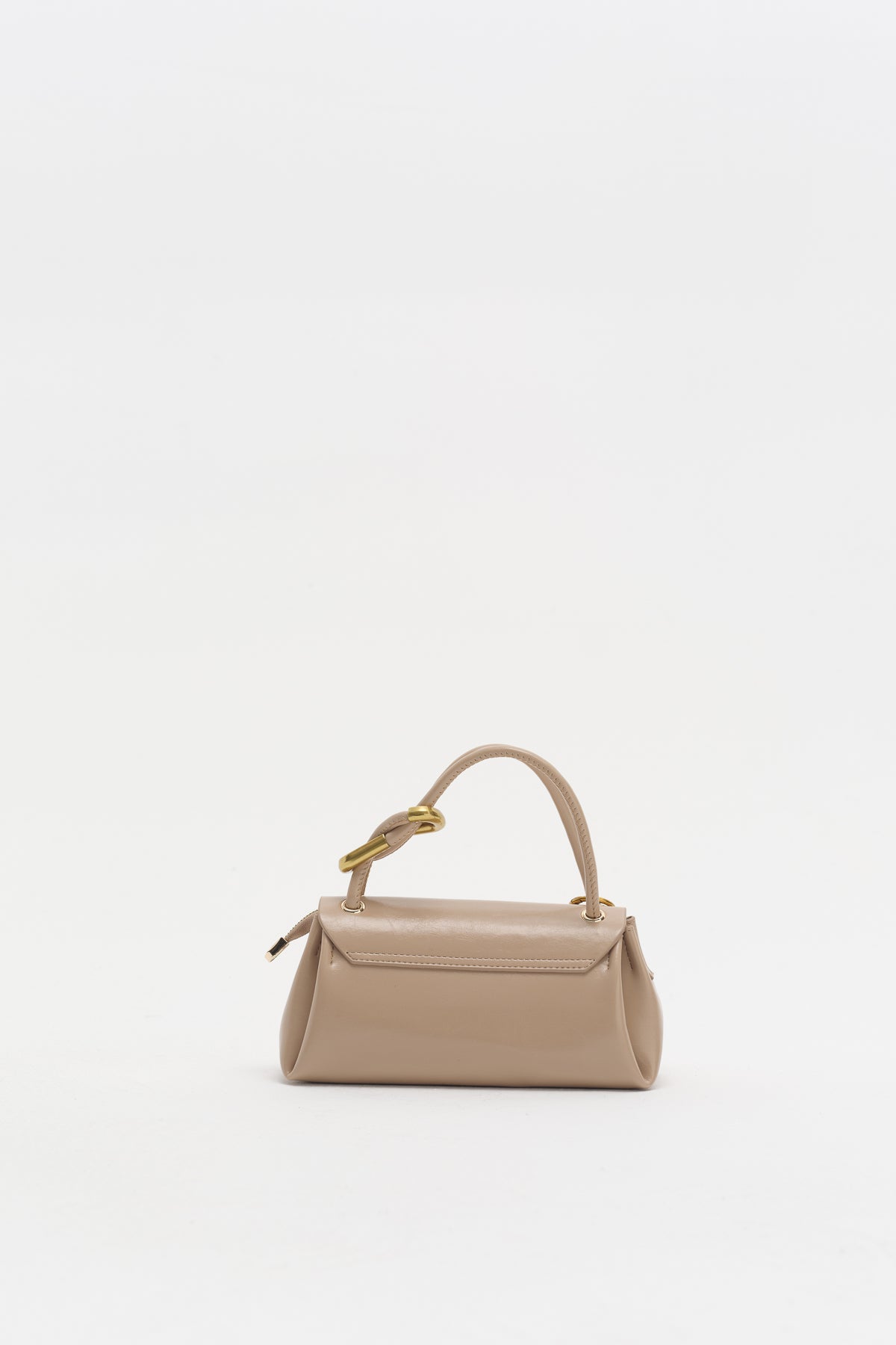 Flap Crossbody Bag with Charm Accessory - Earth