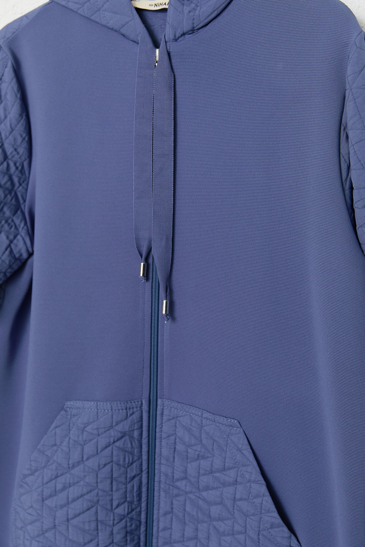 Quilted Mixed Trousers Ready-to-Wear Set - Indigo