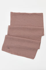 Square Pattern Style Scarf - Dark Brown