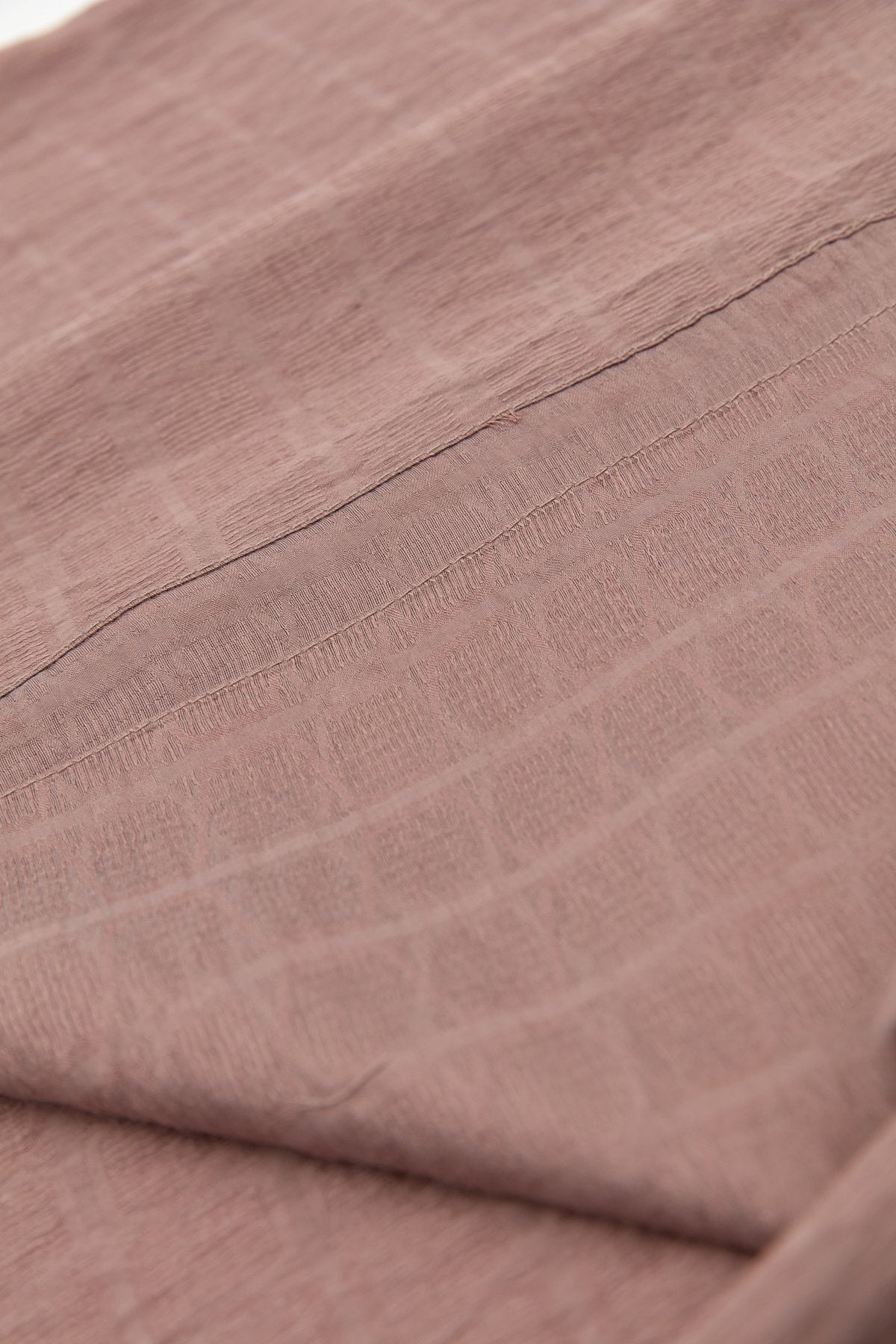 Square Pattern Style Scarf - Dark Brown