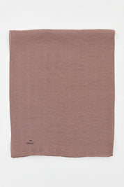 Square Pattern Style Scarf - Dark Brown