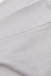 Square Pattern Style Scarf - Gray