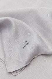 Square Pattern Style Scarf - Gray