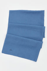 Square Pattern Style Scarf - Indigo